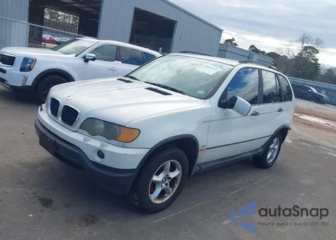 2001 BMW X5 3.0 из США, поврежденный, VIN WBAFA53521LP25687